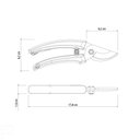 Ver imagem 2 de Tesoura de Poda Tramontina com Lâmina Metálica e Cabo Plástico Tramontina