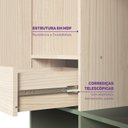 Ver imagem 6 de Quarto Montessori Cama Giulia e Guarda-Roupa Curió 2 Portas Casatema MadeiraOriginals Natural/Verde