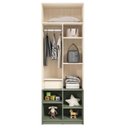 Ver imagem 5 de Quarto Montessori Cama Giulia e Guarda-Roupa Curió 2 Portas Casatema MadeiraOriginals Natural/Verde