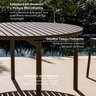 Conjunto Jardim 1 Mesa Ø130cm 4 Cadeiras sem Braços 1 Ombrelone Refúgio CabeCasa MadeiraOriginals - 6
