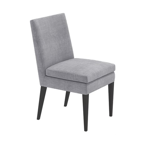 Cadeira de Jantar Germany Suede Cinza - Dominic Decor