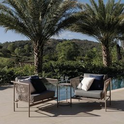 Conjunto Jardim e Varanda 2 Poltronas 1 Mesinha com Alça Refúgio Cabecasa Madeiramadeira - 1