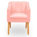 Ver imagem 6 de Kit Poltrona Cadeira para Sala Confortável e Moderna Mila Suede