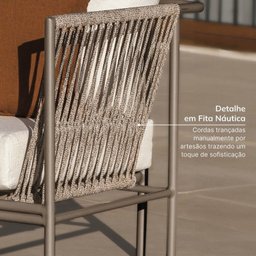 Conjunto Jardim e Varanda 2 Poltronas 1 Mesinha com Alça Refúgio Cabecasa Madeiramadeira - 5