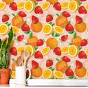 Ver imagem 1 de Papel de Parede - Cozinha Mod 026 Frutas-60x300cm
