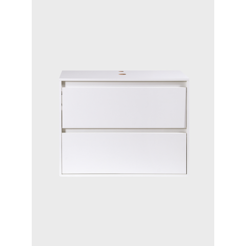 Gabinete para Banheiro 80cm Mdf Branco Dubai - On Móveis
