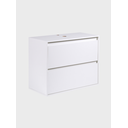 Ver mais imagens de Gabinete para Banheiro 80cm MDF Branco Dubai - On Móveis