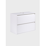 Gabinete para Banheiro 80cm Mdf Branco Dubai - On Móveis - 2