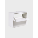 Ver imagem 3 de Gabinete para Banheiro 80cm Mdf Branco Dubai - On Móveis