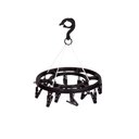 Ver imagem 1 de Mini-varal Redondo 16 Prendedores Preto Mor