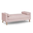 Ver imagem 1 de Recamier Berlim 1,20m Suede Rosa Bebe - Inova Decorações