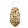 Lanterna Luminária Vela Boho Rattan 50cm Natural com Alça Bekasa W3664 - 2