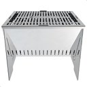 Ver imagem 4 de Mini Churrasqueira Portátil Desmontável Camping P-grill.inox