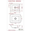 Ver imagem 3 de Kit 3 Cubas de Apoio para Banheiro Rt45 Messina Compace