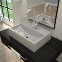 Ver imagem 1 de Kit 3 Cubas de Apoio para Banheiro Q45w Retangular Compace