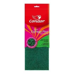 Refil Mop Esfrega Piso (esfregão Plano De Esponja) Condor - Verde - 1