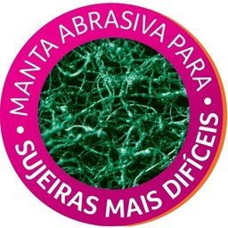 Refil Mop Esfrega Piso (esfregão Plano De Esponja) Condor - Verde - 3