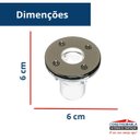 Ver mais imagens de Dispositivo Vinil Montado Inox 25mm Tholz