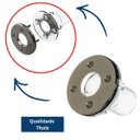 Ver imagem 2 de Dispositivo Vinil Montado Inox 25mm Tholz