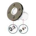 Ver imagem 1 de Dispositivo Vinil Montado Inox 25mm Tholz