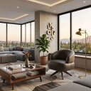 Ver imagem 2 de Poltrona Decorativa Chair Corano Premium Dark Brown Giratória Sala Dekorien