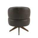Ver imagem 6 de Poltrona Decorativa Chair Corano Premium Dark Brown Giratória Sala Dekorien