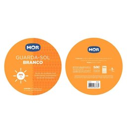 Guarda Sol Praia Pesca 1,80m Cores Mor Branco - 2