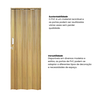 Kit com 2 Porta Sanfonada de Pvc 210x115cm Bariri - 6