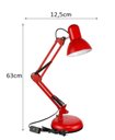 Ver imagem 3 de Luminária Desk Lâmpada Vermelho - Gmh