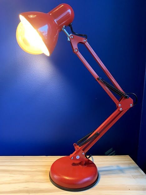 Luminária Desk Lâmpada Vermelho - Gmh - 4