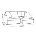 Ver imagem 2 de Sofá 2 Lugares Retrátil Reclinável para Sala de Estar 140cm Send K01 Linho Soft Cinza - Lyam