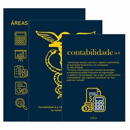 Kit 3 Quadro Decorativo Contabilidade Escritório Contábeis 28x20 - 3