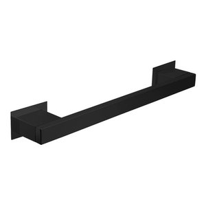 Toalheiro 30 Cm Inox Preto Fosco - Kromus Rt0304b