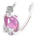 Ver imagem 2 de Mascara de Mergulho Snorkel Duplo Oculos 180 Graus Respiraçao Piscina Nataçao Esporte Praia Mar Recr