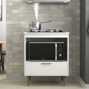 Balcão Cooktop 4 Bocas 60 Cm Pérola