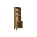 Ver imagem 2 de Cristaleira de Cozinha Paneleiro Riesling C/ 4 Portas (2 Reflectas) e 1 Nicho P/ Forno 70cm Amendoa/