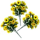Ver imagem 3 de 6 Flores Girassol Artificial Amarelo Decoração Barata Realista Grande Qualidade Premium
