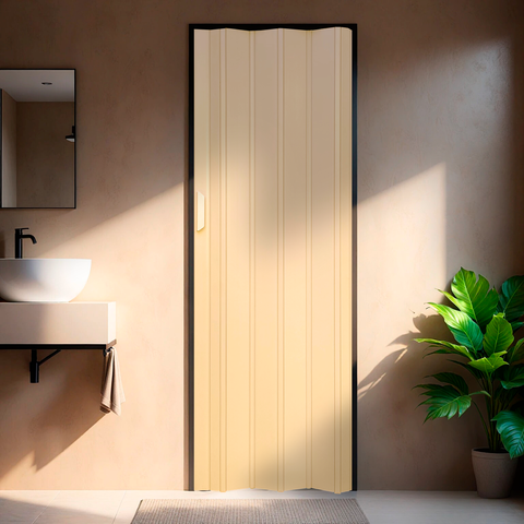 Kit com 2 Portas Sanfonada de Pvc 210x125cm Bariri