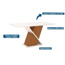 Ver imagem 2 de Mesa Cozinha Solus 160 + 6 Cad Bella Nature/Amêndoa Henn