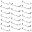 Ver imagem 1 de Barra Alça Apoio Inox 30 Cm Kit 20 Uni Acessibilidade Idoso Gestante Criança Suporte Anti Queda Acid