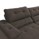 Ver imagem 2 de Sofá Cama Kappesberg Stelo Suede Café 230cm