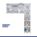 Ver imagem 5 de Lavanderia Modulada 1 Armário Multiuso e Armário Aéreo Jundiaí