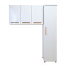 Ver imagem 2 de Lavanderia Modulada 1 Armário Multiuso e Armário Aéreo Jundiaí