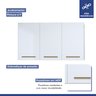 Lavanderia Modulada 1 Armário Multiuso e Armário Aéreo Jundiaí - 8