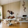 Conjunto Lustres para Sala de Estar e Sala de Jantar Mix - Marrom - 3