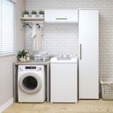 Ver imagem 1 de Lavanderia Modulada 1 Armário Multiuso e Armário Aéreo Bauru