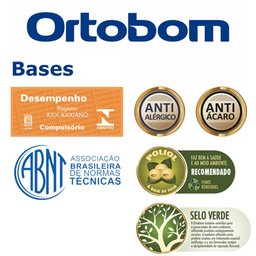 Base Ortobom Sommier Corino Queen Cinza 158x198x23 - 3