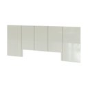 Ver imagem 2 de Cabeceira Lisa 280 cm X 118 cm Quarto Branco
