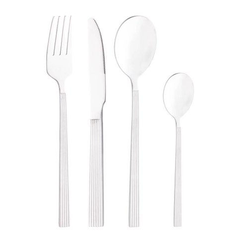Faqueiro 16 Peças de Aço Inox Athenas| Lyor