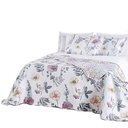 Ver imagem 1 de Kit Cobre Leito Colcha Lumiere Casal Dupla Face - Eloise